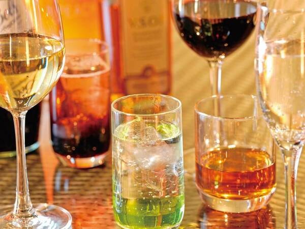 滞在中お酒も飲み放題★ハーフブッフェ/例