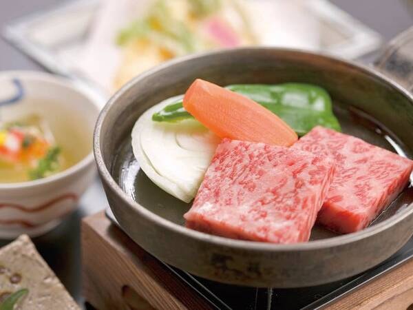 飛騨牛orあわびのどちらかを選択！