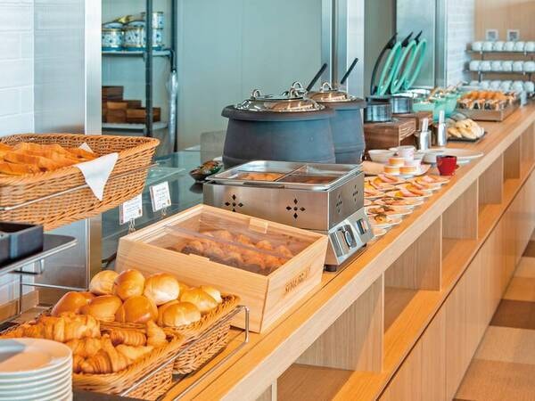 【朝食ビュッフェ】種類豊富で嬉しい♪