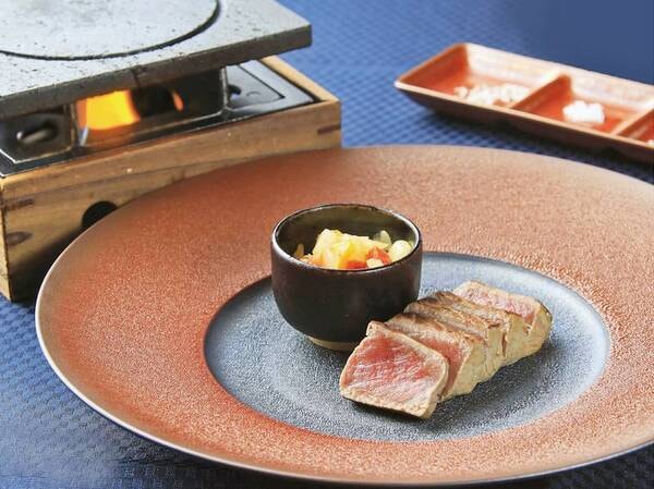 【スタンダードコース『雅』/例】牛ステーキがメイン！自慢の鉄板焼を愉しむコース