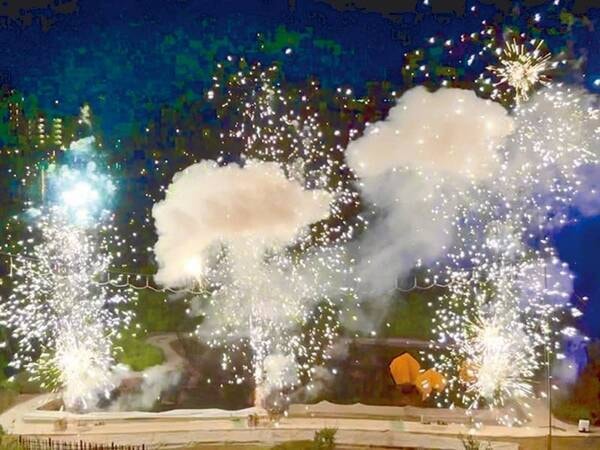 2025年9月17日(水)・18日(木)、20時~ホテル庭園にて「ガーデン花火」を開催予定!宿泊者の方は無料でご観覧いただけます♪