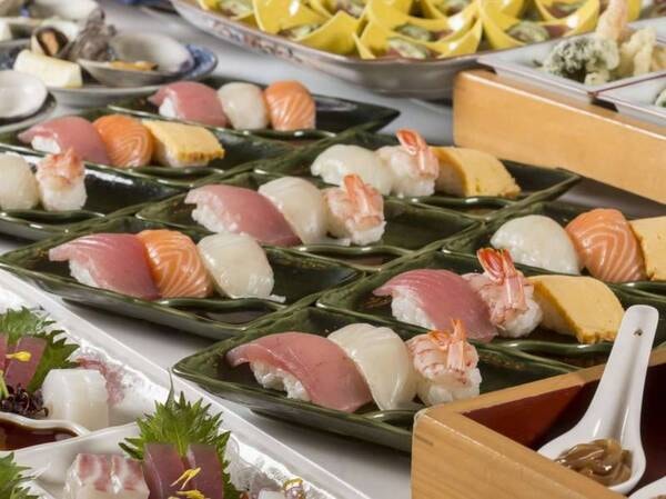【ビュッフェ/例】 出来立ての実演料理や旬の逸品が食べ放題♪