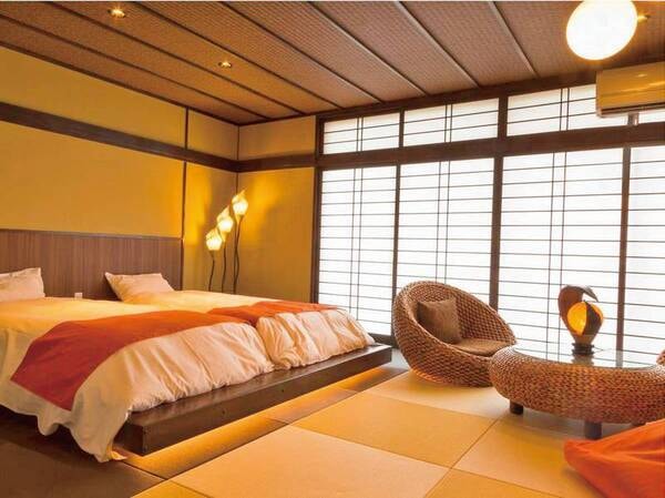 【和洋室　凪～Nagi～】2017年リニューアル★アジアンテイスト和洋室