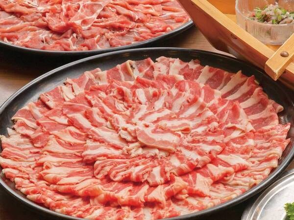 豚しゃぶ:ポン酢やゴマダレで