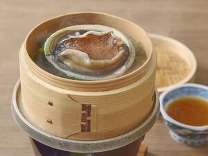 あわびのせいろ蒸し/例
