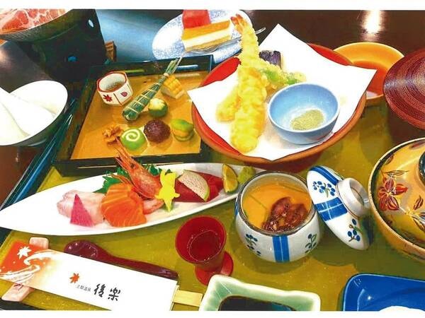 【お値打ち会席/例】お造り・小鍋など料理長お任せ会席！写真は一例