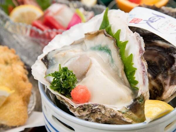 *【牡蠣づくし会席】隠岐の島産「岩牡蠣」をいろんな調理法でお召し上がりいただけます！ 