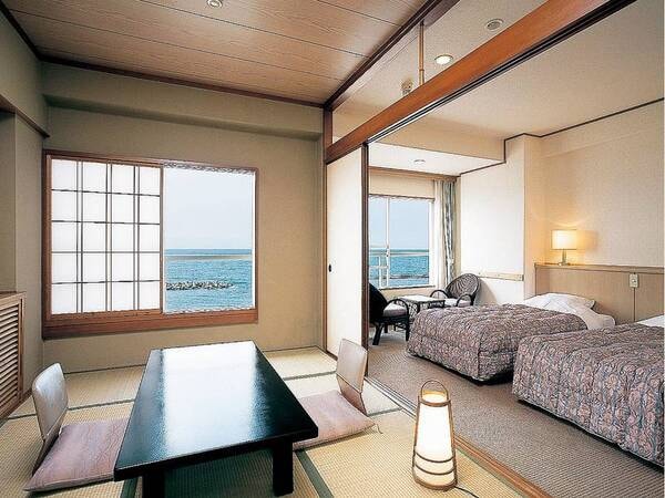 日本海を眺める和洋室/例