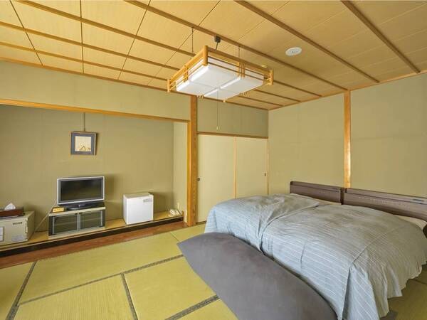 【大浴場側〇和ベッド客室＜鷲峰山＞/例】2階角部屋の静かなお部屋です。