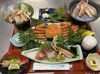 レーク大樹／特別ずわい蟹会席400g（てんぷら無し）