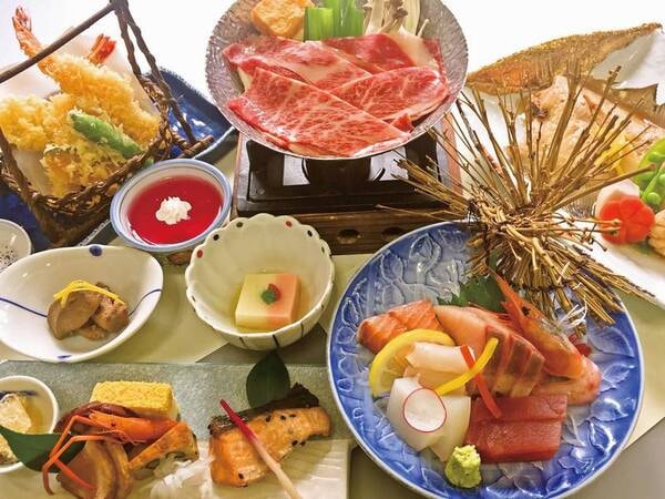 お造り＆和牛すき焼き会席/例