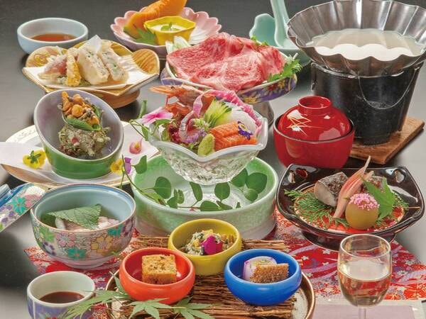 料理長おすすめ会席/春の例(季節により変更有)
