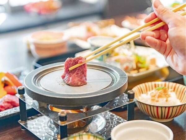 黒毛和牛メインの会席一例/霧島の四季とともに、黒毛和牛を堪能
