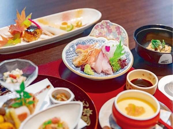 黒豚メインの会席一例/黒豚と季節のお料理

