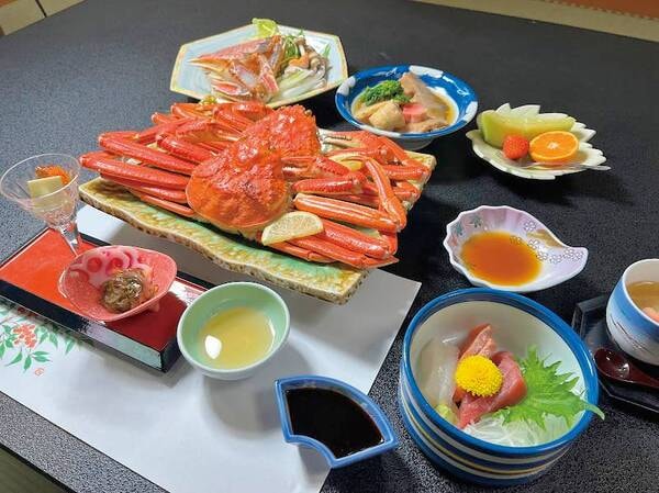 ズワイ蟹2杯付会席/例