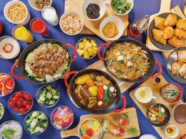 【朝食/イメージ】北海道の大地を感じる朝食ビュッフェで素敵な1日のスタートを