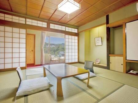 8畳和室-竹寿閣-：日差しが心地よい古風な落ち着きのあるレトロな客室