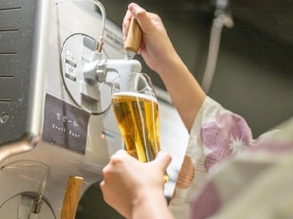 島根の地酒や生ビールを含む15種類以上のドリンクが飲み放題！