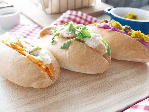 【朝食】コッペパンサンド/例
