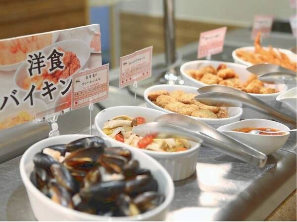 【夕食バイキング/例】お子様も楽しめる洋食メニューも豊富