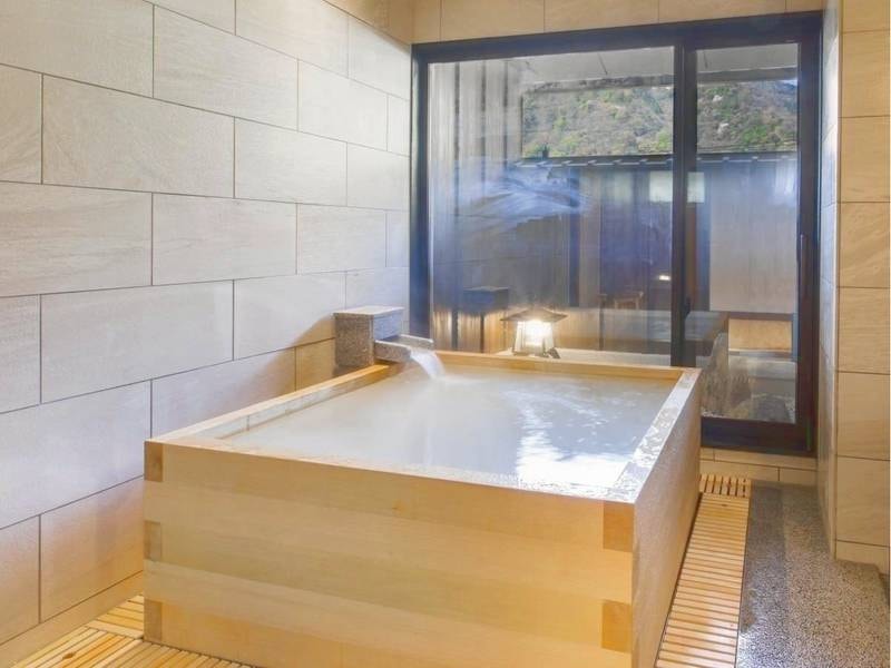 【貸切風呂　～絹の湯～】趣きが異なる5つの無料貸切風呂