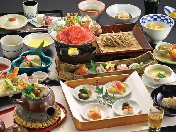 【旬替わり会席～旬替わり会席～】日本海の海の幸を存分にご堪能頂けます♪※画像・メニューは一例、変更の場合あり