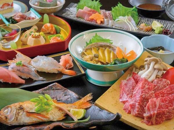 旬菜旬魚くにびき会席/例