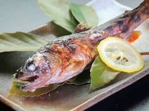山女魚の塩焼き/例