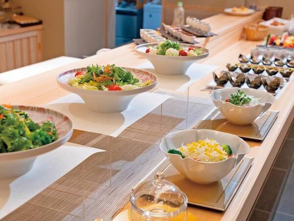 朝食ビュッフェ例