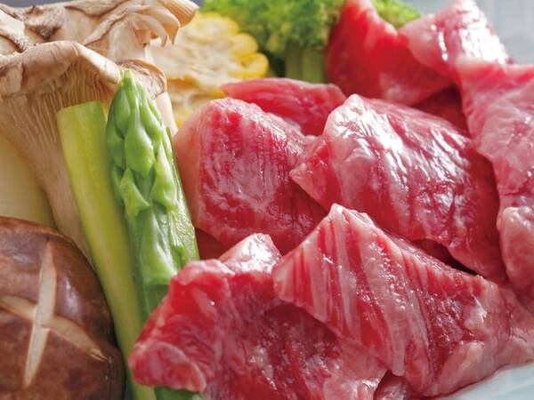 岡山県北産奈義和牛ステーキがメイン/例