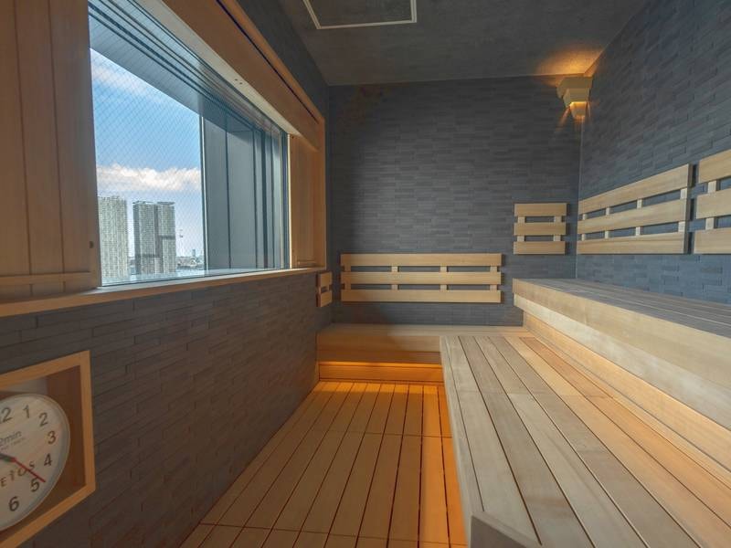 【最上階展望大浴場】乾式サウナ
