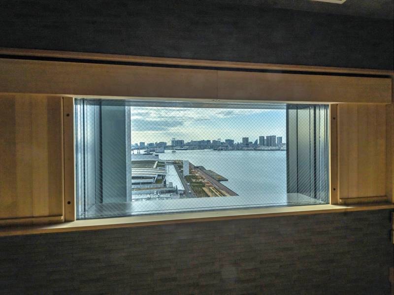 【最上階乾式サウナ】豊洲の景色を望む