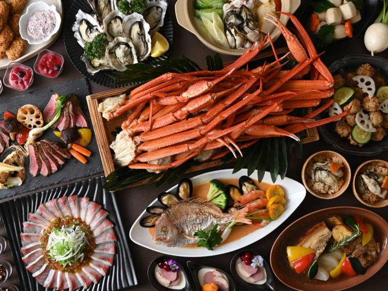 グランドプリンスホテル広島の「【蟹・牡蠣食べ放題】バイキングプラン