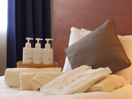 アメニティは一通りそろっておりますので、身軽にご旅行をお楽しみください