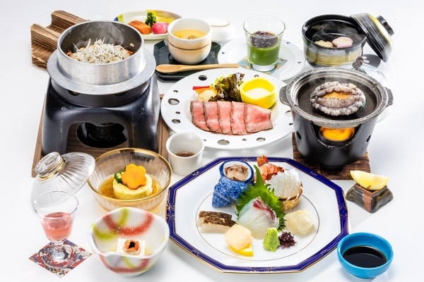 【鮑踊り焼き付き基本会席/2026年6月～8月 夏の一例】