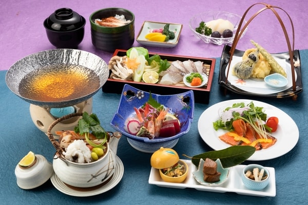 【布刈/2026年9~10月の夕食一例】厳選した旬のこだわり食材でちょっぴりグレードアップ！瀬戸内海の恵みを存分に堪能！
