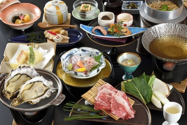 国民宿舎 みやじま杜の宿の「厳島会席【料理充実グレードアップ会席