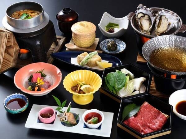 【紅葉谷会席/秋冬の一例】季節の食材を活かし、広島にお越しいただいたからこその“おもてなし料理”をご用意