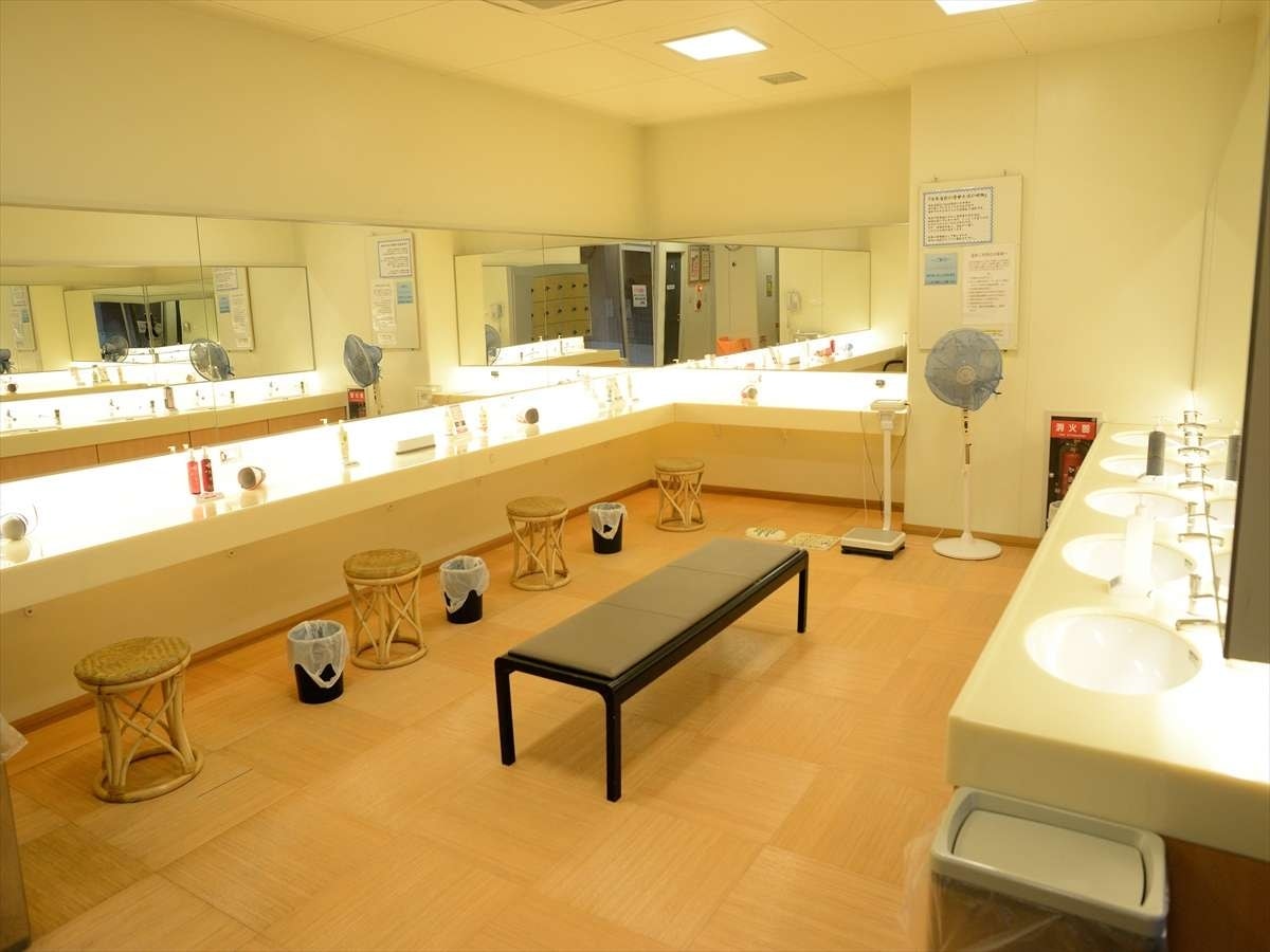 清潔感あふれる洗い場