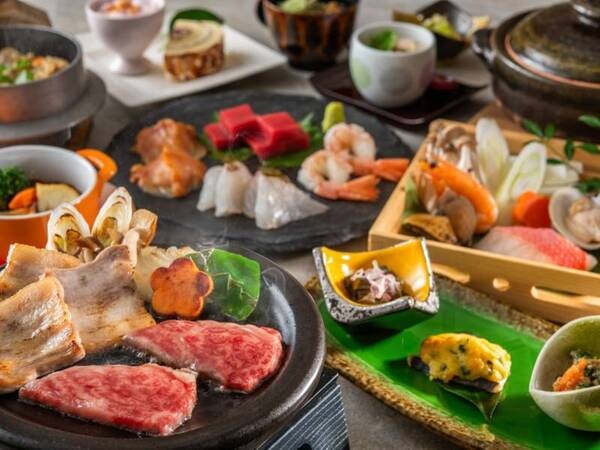 【土地の恵み会席】(3~5月春メニュー)/例 スタンダードなお料理