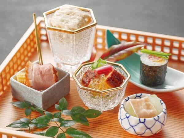 特別会席【7月~8月】旬菜五種盛り/例