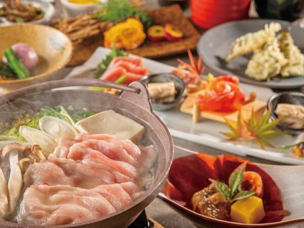 【季節の会席/9～11月夕食例】美味しいものを少しずつ！彩り豊かな山海の幸を堪能