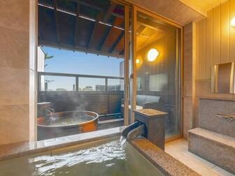 宵待ちの宿 萩一輪/【貸切露天風呂「凪音-なぎね-」】2024年4月に新設。空いていれば無料で何度でも利用できる。