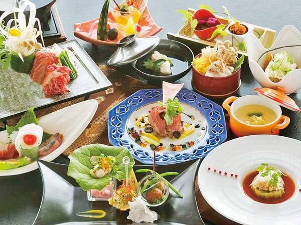 【基本会席/例】厳選した海の幸・山の幸を、料理人が丹精込めて調理しご提供