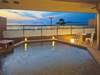 海が奏でる癒しの宿 リゾートホテル 美萩/【露天風呂】海一望の露天風呂