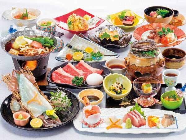 【西京亭会席/例】長門地方の旬の贅を集めた豪華な会席料理