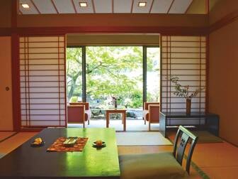 湯本観光ホテル 別邸 西京亭/【西京亭・露天風呂付/例】温泉露天風呂付の離れでゆっくりと寛ぎのひとときを