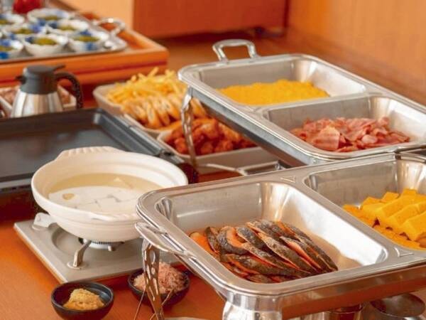 【朝食/例】クチコミ高評価の和洋バイキング