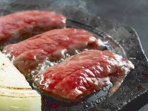 【高森和牛の陶板焼き/例】