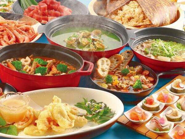 【和洋ビュッフェ/例】海の幸×大地の恵み×絶品肉を楽しむ